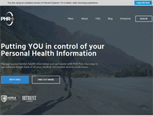 Tablet Screenshot of phrplus.com
